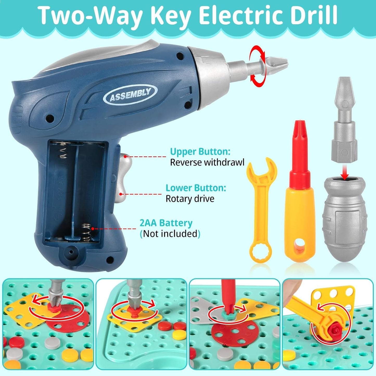 Little Engineer™ DIY Montessori Tool Kit 224 PCS
