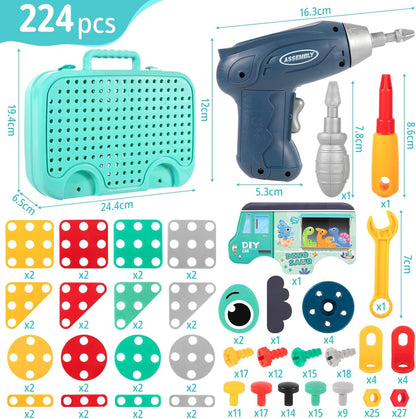 Little Engineer™ DIY Montessori Tool Kit 224 PCS