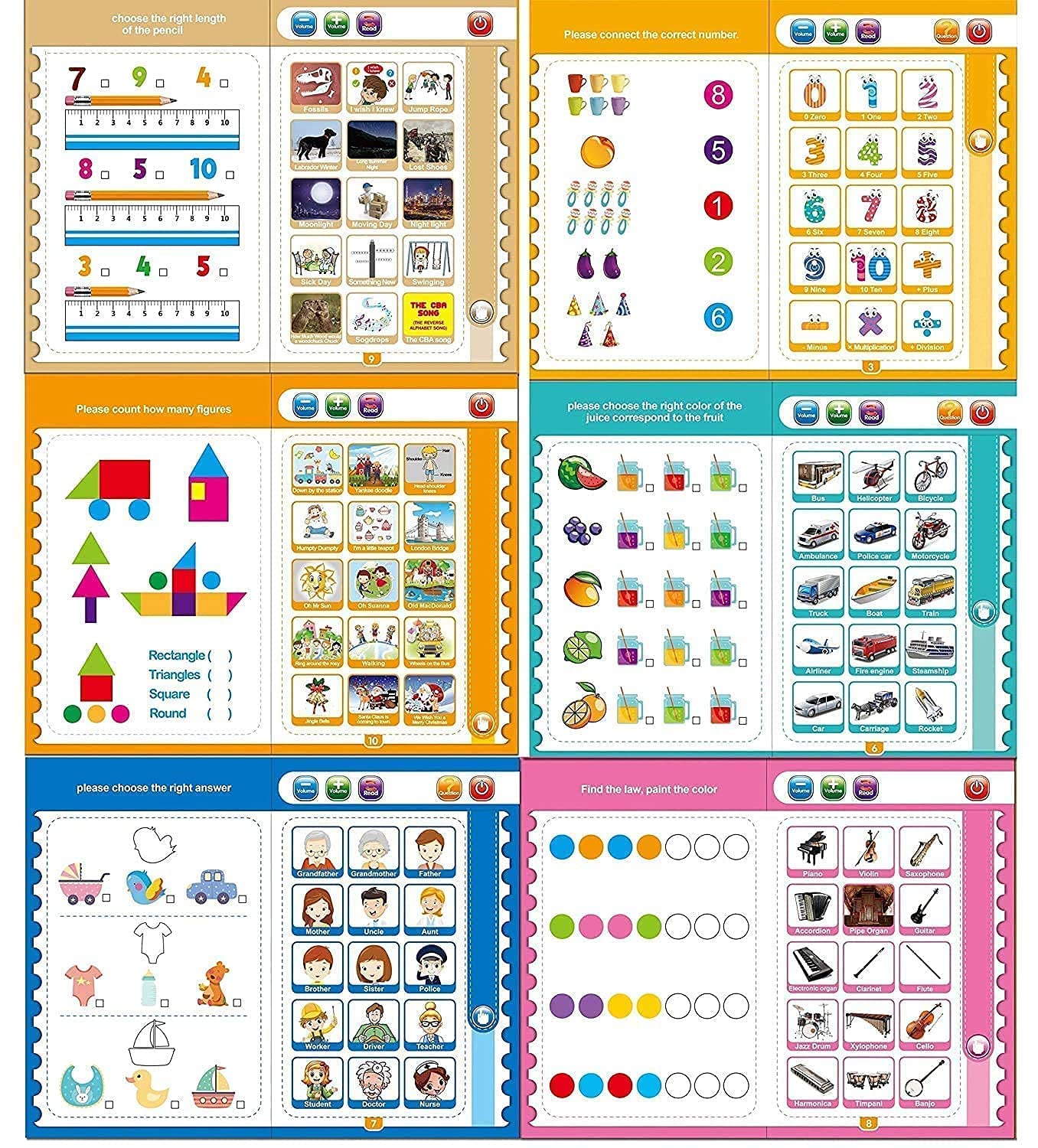 DW™ Smart Sound Interactive Learning Book